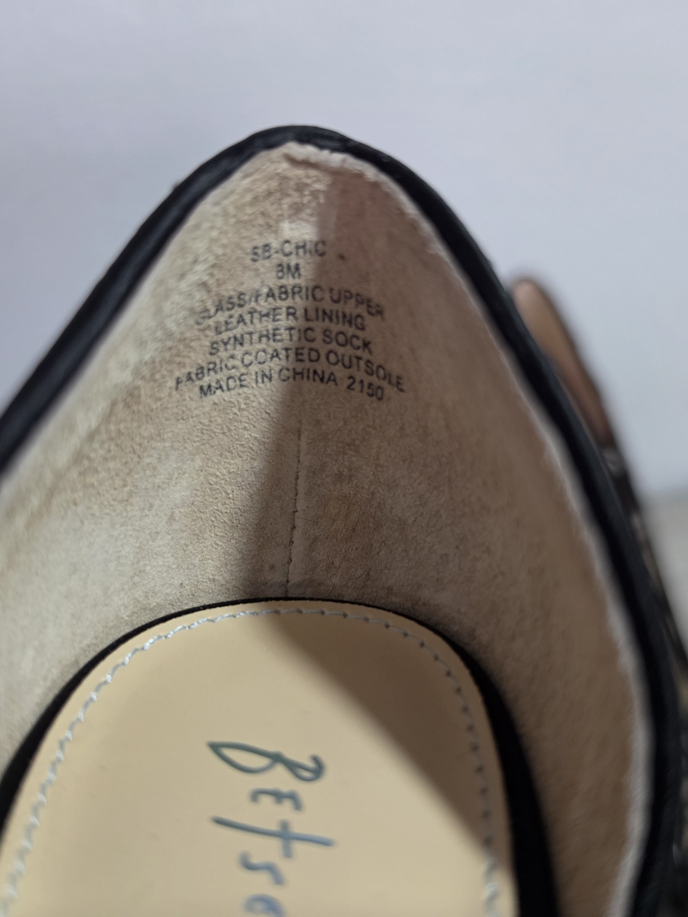 Betsey Johnson Chic Black Heels, Size 8 - Picture 2 of 9